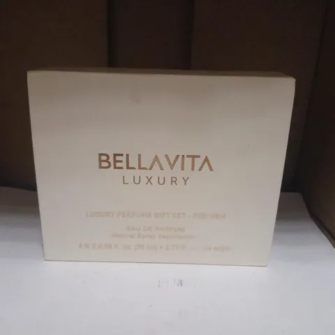 BOXED BELLAVITA LUXURY PERFUME GIFT SET FOR MEN 4 X 20ML