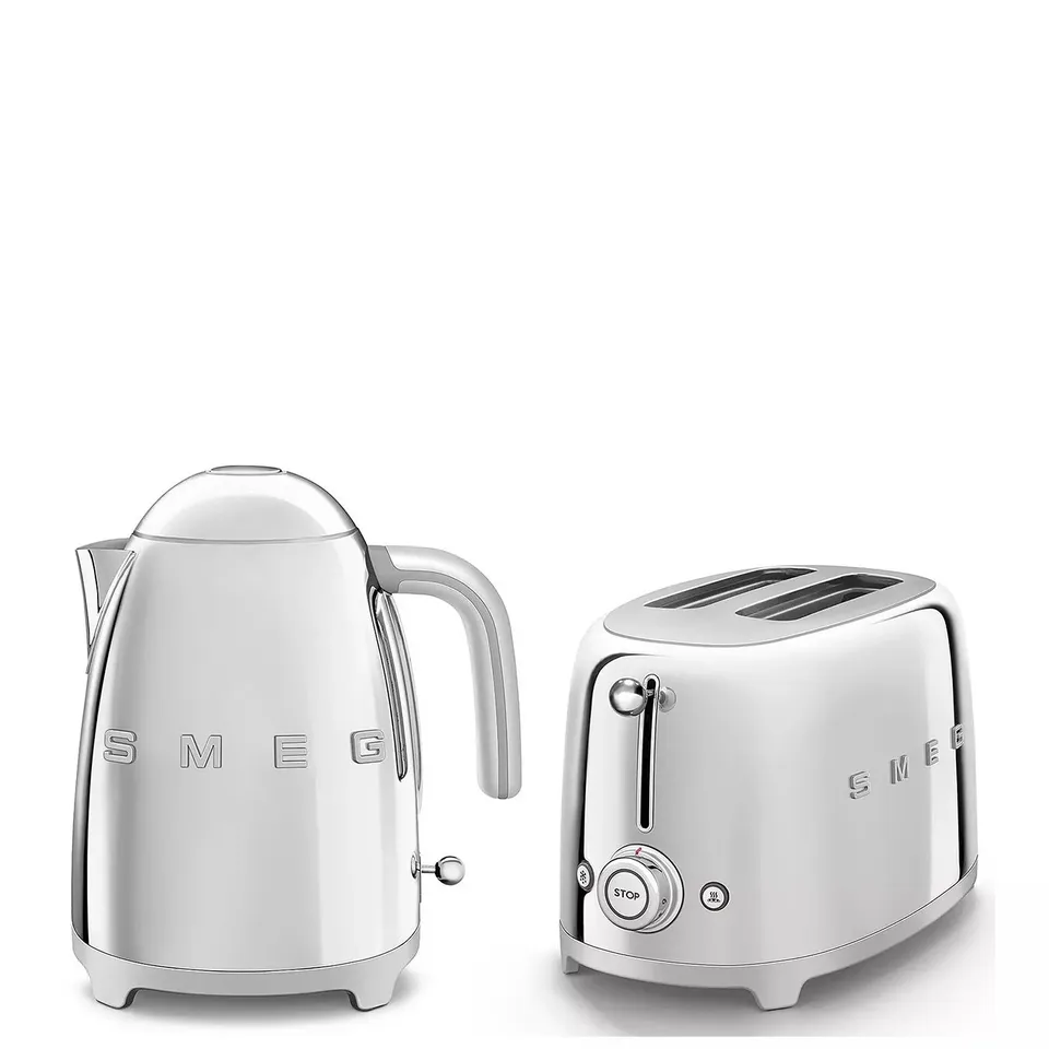 SMEG 50S RETRO STYLE KETTLE AND 2-SLICE TOASTER