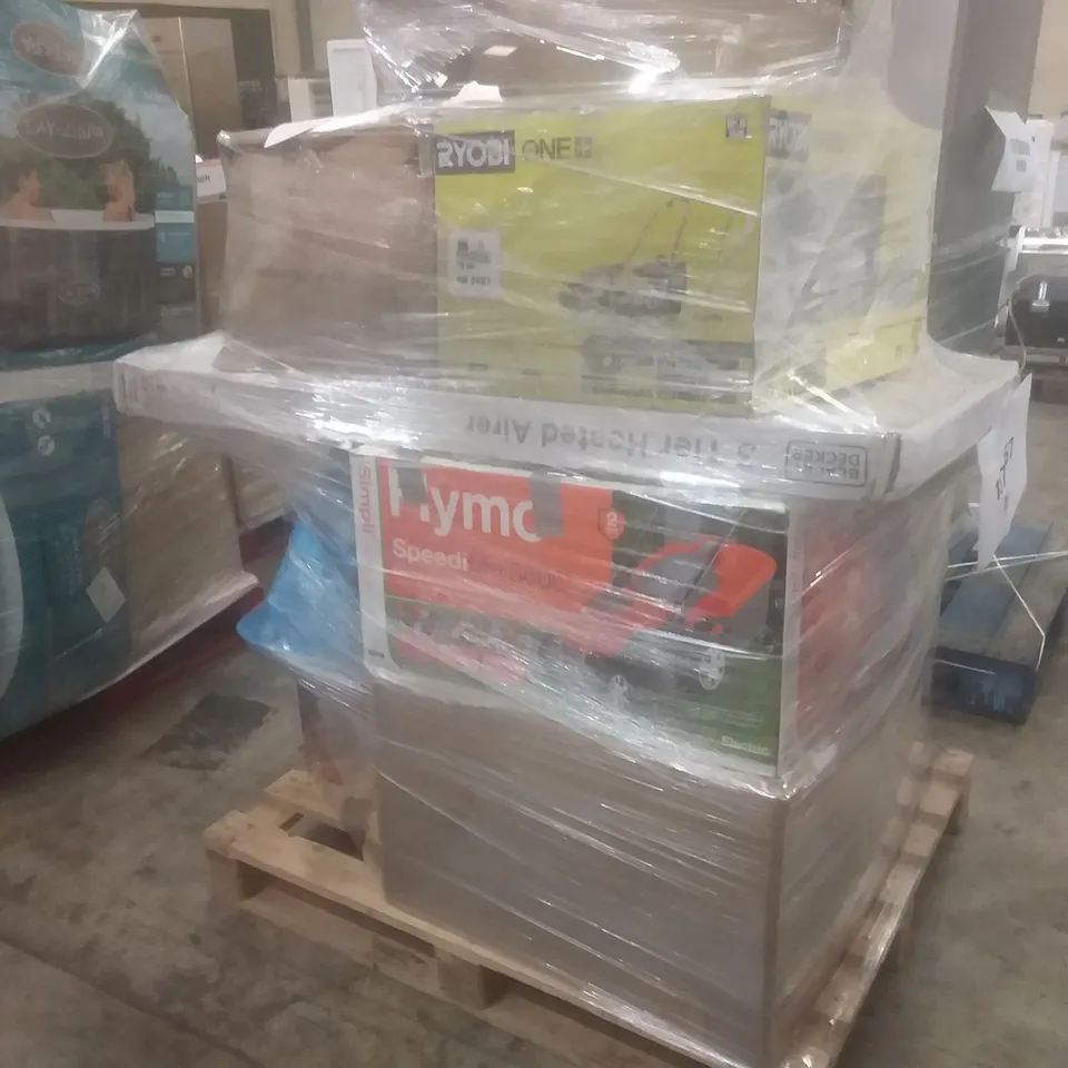 PALLET OF APPROXIMATELY 16 UNPROCESSED RAW RETURN HOUSEHOLD AND ELECTRICAL GOODS TO INCLUDE;