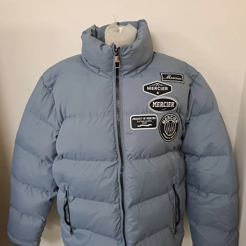 MERCIER LOGO PADDED COAT SIZE M