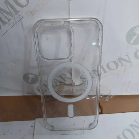 IPHONE 12 / PRO SILICONE CASE WITH MAGSAFE - CLEAR