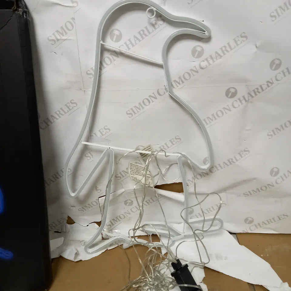 JOHN LEWIS PENGUIN BLUE & ORANGE NEON LED LIGHT 