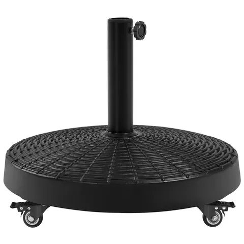 BOXED YAHEETECH FREE STANDING UMBRELLA BASE WITH WHEELS - BLACK (1 BOX)