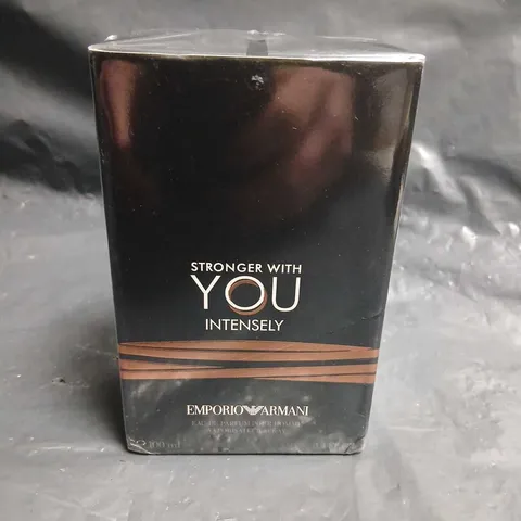 BOXED AND SEALED EMPORIO ARMANI STRONGER WITH YOU INTENSELY EAU DE PARFUM 100ML 