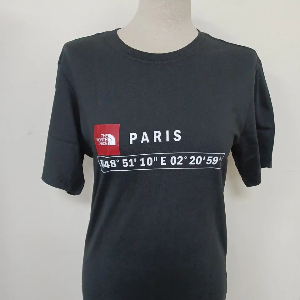 THE NORTH FACE PARIS T-SHIRT IN BLACK SIZE XS