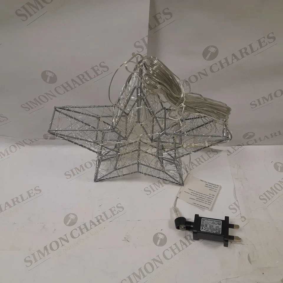 INDOOR 28CM STAR LIGHT-WHITE LEDS