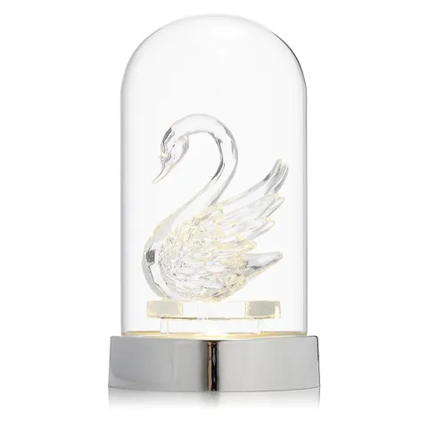 JM BY JULIEN MACDONALD PRE-LIT GLASS CLOCHE WITH GIFT BOX
