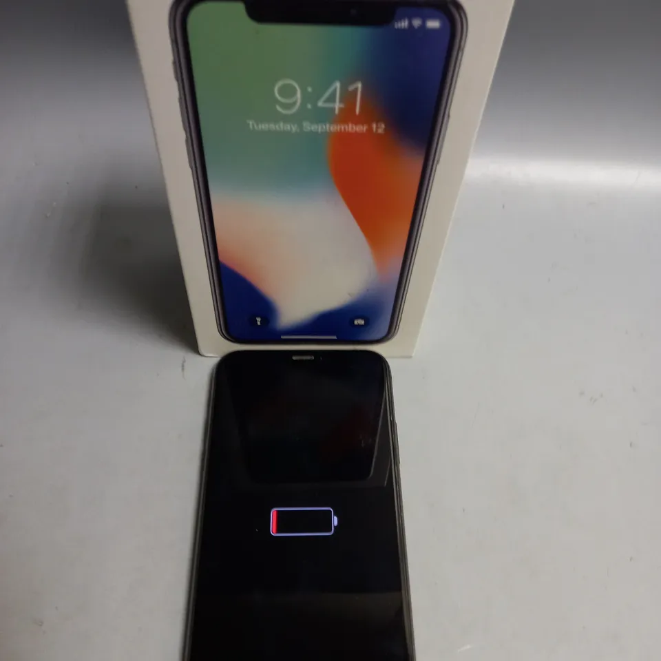 BOXED IPHONE X BLACK 64GB