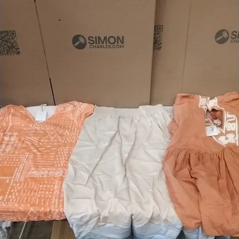 A PALLET TO CONTAIN APPROXIMATELY 100 BRAND NEW DESIGNER WOMEN'S CLOTHES WHICH INCLUDE; JD WILLIAMS SKIRTS, TOPS, ETC