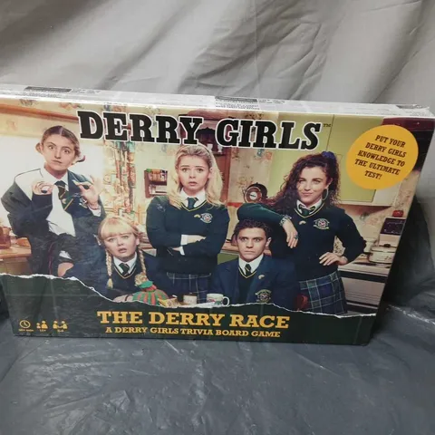 DERRY GIRLS: THE DERRY RACE TRIVIA BOARD GAME – BOXED
