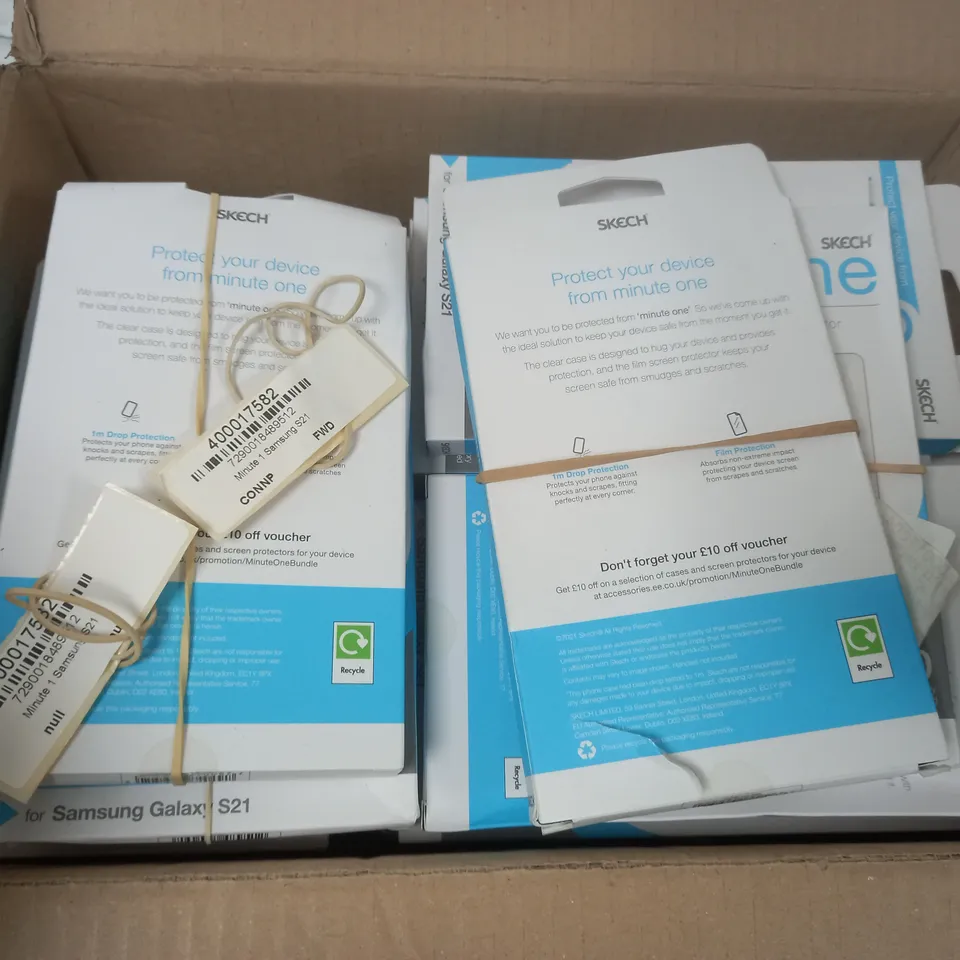 BOX OF APPROX 35 SKECH MINUTE ONE BUNDLE FOR SAMSUNG GALAXY S21