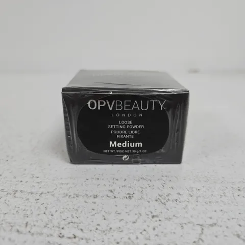 BOXED AND SEALED OPVBEAUTY LONDON LOOSE SETTING POWDER MEDIUM (30G)