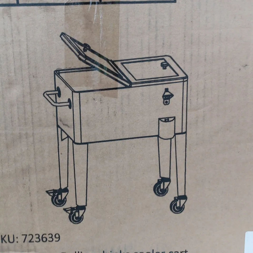 INNOVATORS ROLLING DRINKS COOLER CART