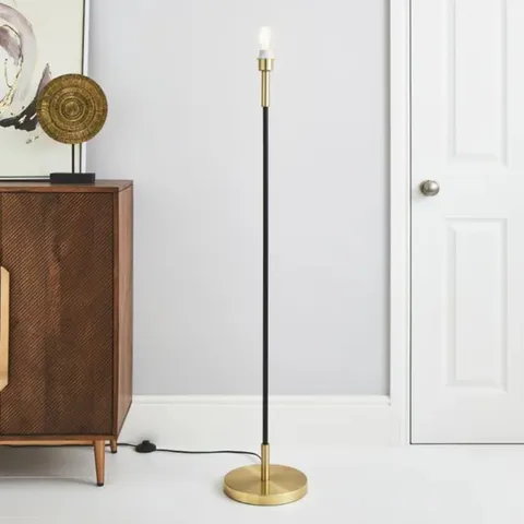 BOXED CLARA METAL FLOOR LAMP BASE