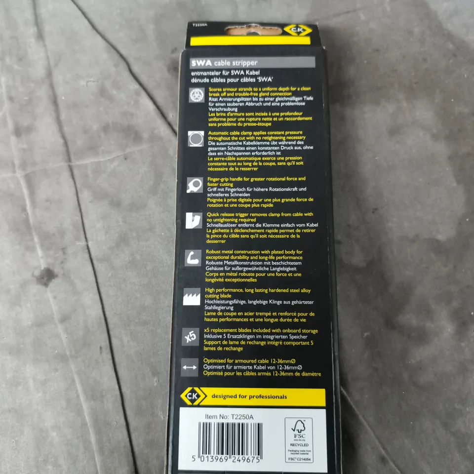 CK TOOLS ARMOUR SLICE EVO SWA CABLE STRIPPER