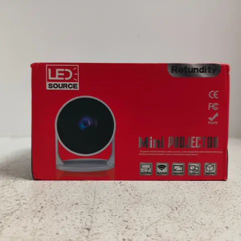 BOXED ROTUNDITY LED SOURCE MINI PROJECTOR