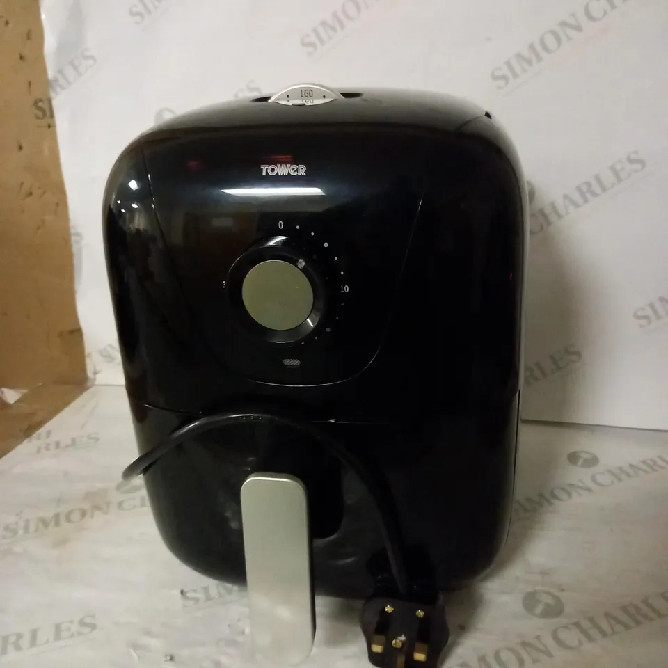 TOWER T17062 VORTX MANUAL AIR FRYER, 3 LITRE, 1000W, BLACK