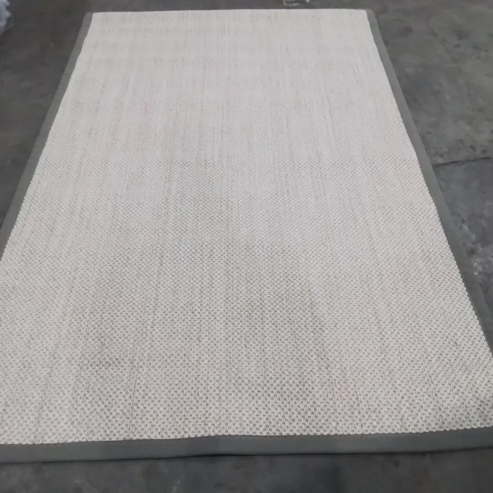 TORBIN MACHIN WOVEN NATURAL AREA RUG //152×245CM