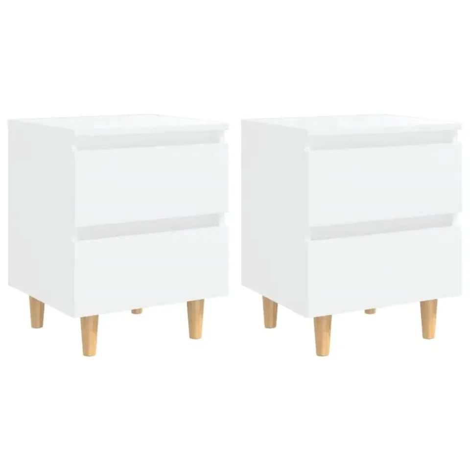 BOXED SELA 2 DRAWER BEDSIDE TABLE 