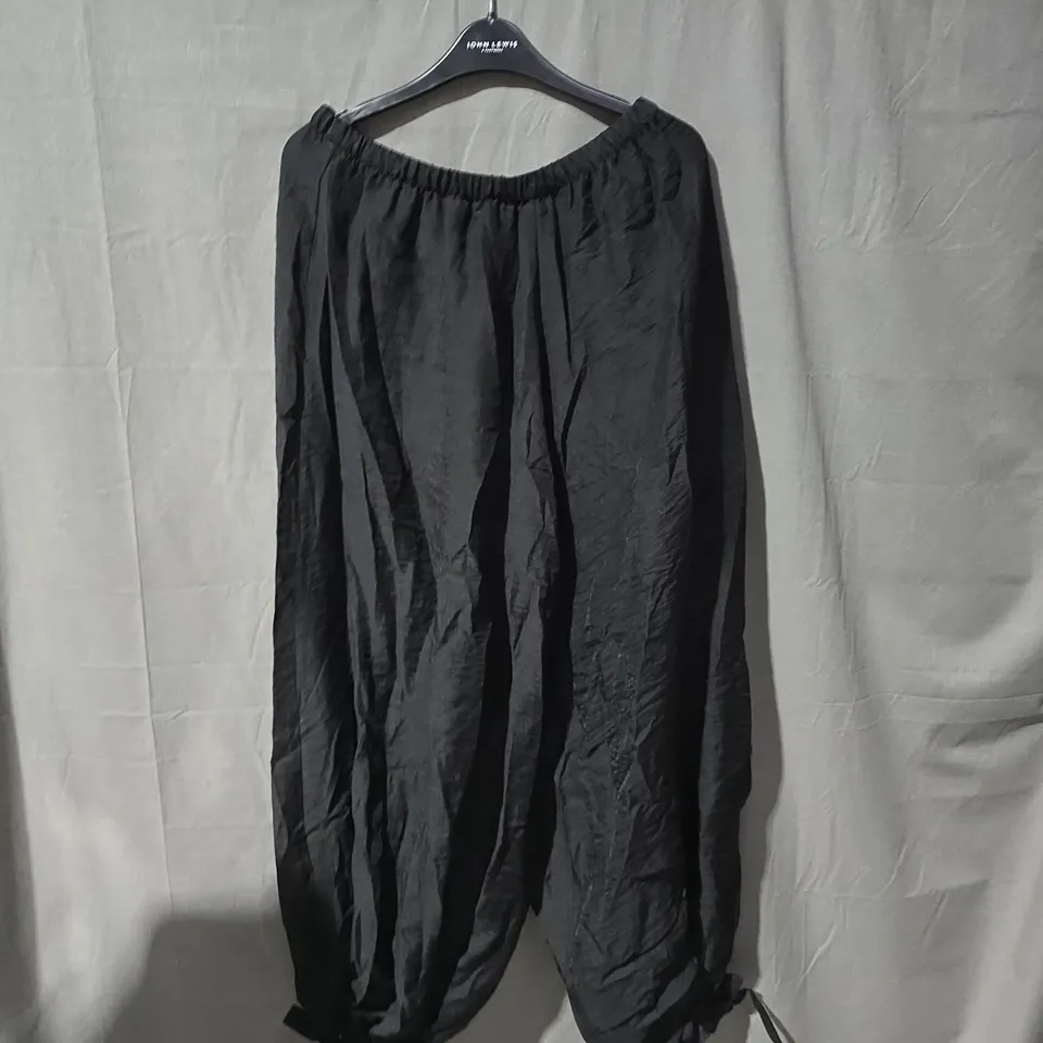 ZARA BLACK WOMENS PANTS UK MEDIUM