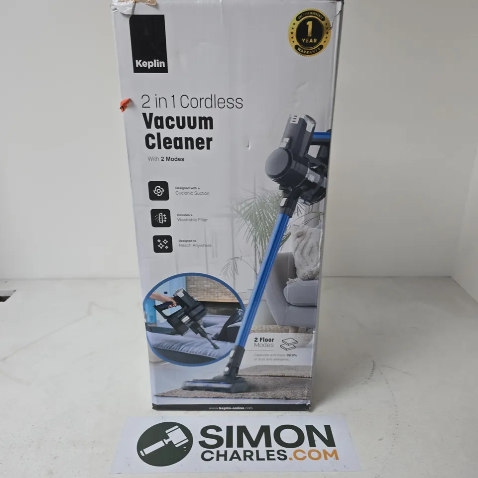 BOXED KEPLIN 2IN1 CORDLESS VACUUM CLEANER