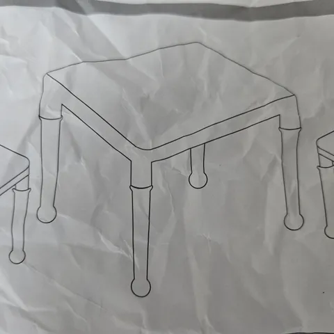 LIBERTY HOUSE TOYS KIDS PLASTIC TABLE AND CHAIR 