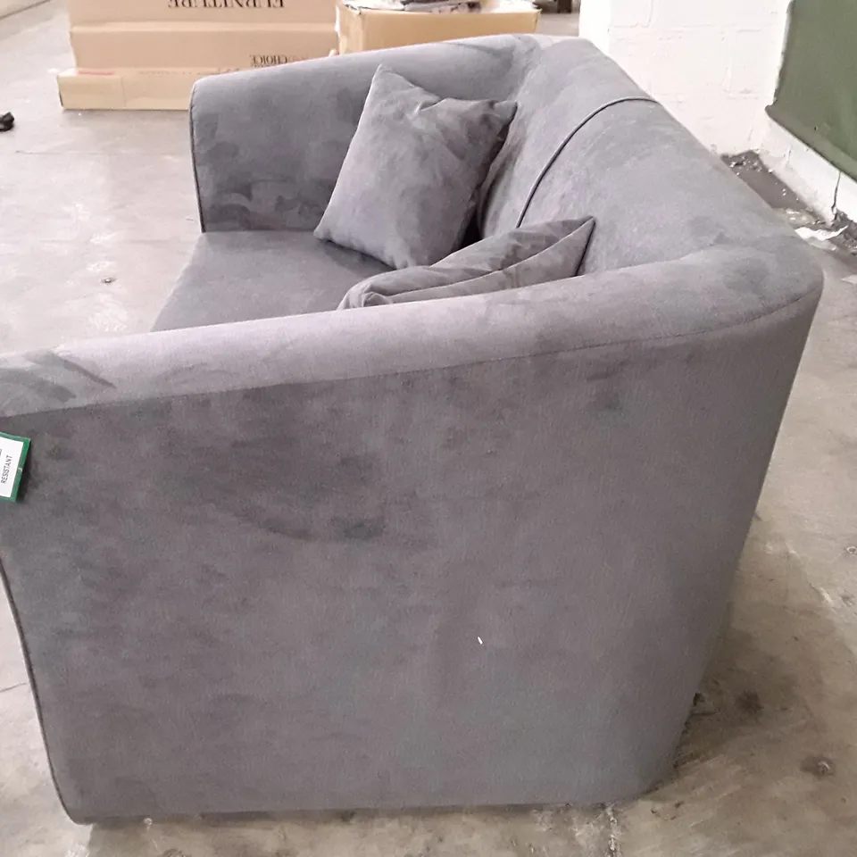 QUALITY DESIGNER LOVESEAT SOFA - GREY FABRIC
