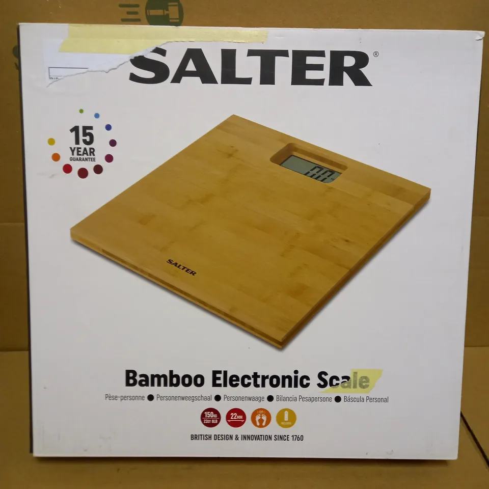 BOXED SALTER BAMBOO PERSONAL SCALE 
