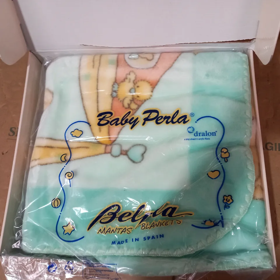 BOXED DRALON BABY PERLA MANTAS BLANKET