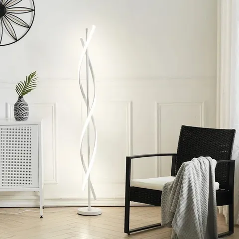 BOXED ASRA 150cm LED NOVELTY FLOOR LAMP WITH OUTLET (1 BOX)