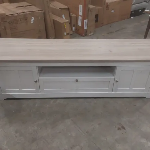 LARGE DESIGNER WOODEN TV UNIT
