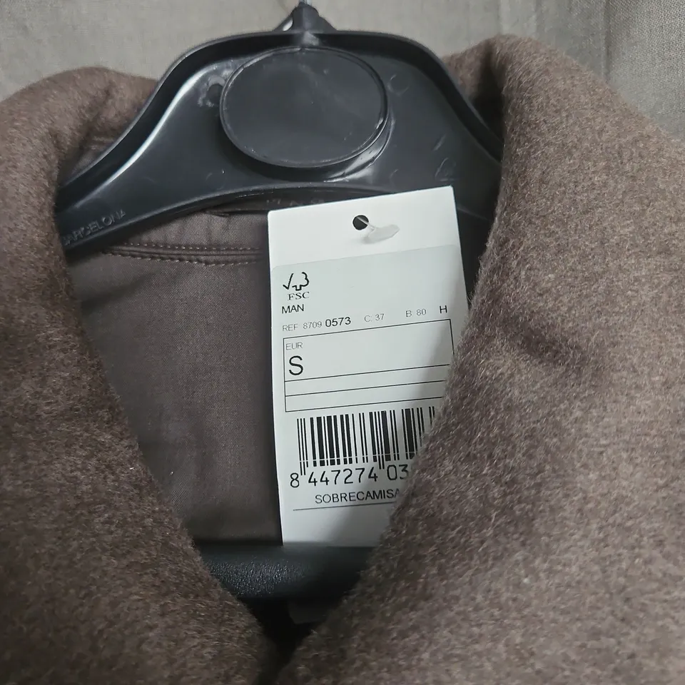 MNG BY MANGO BROWN WOOL COAT –  EU S 