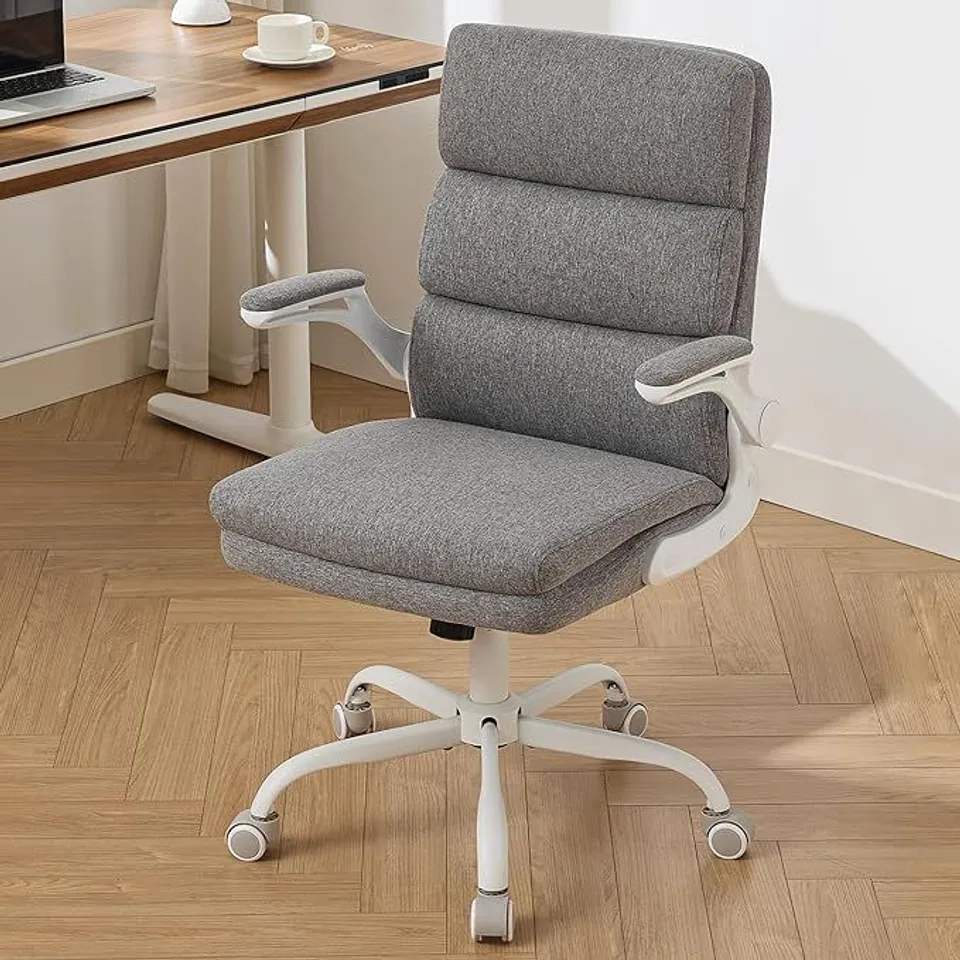 BOXED EXECUTIVE OFFICE CHAIR - CEMENT COLOUR