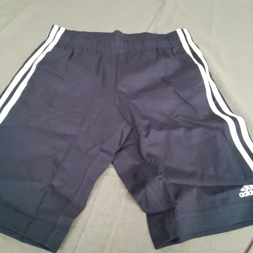 ADIDAS NAVY SHORTS - 11-12 YEARS