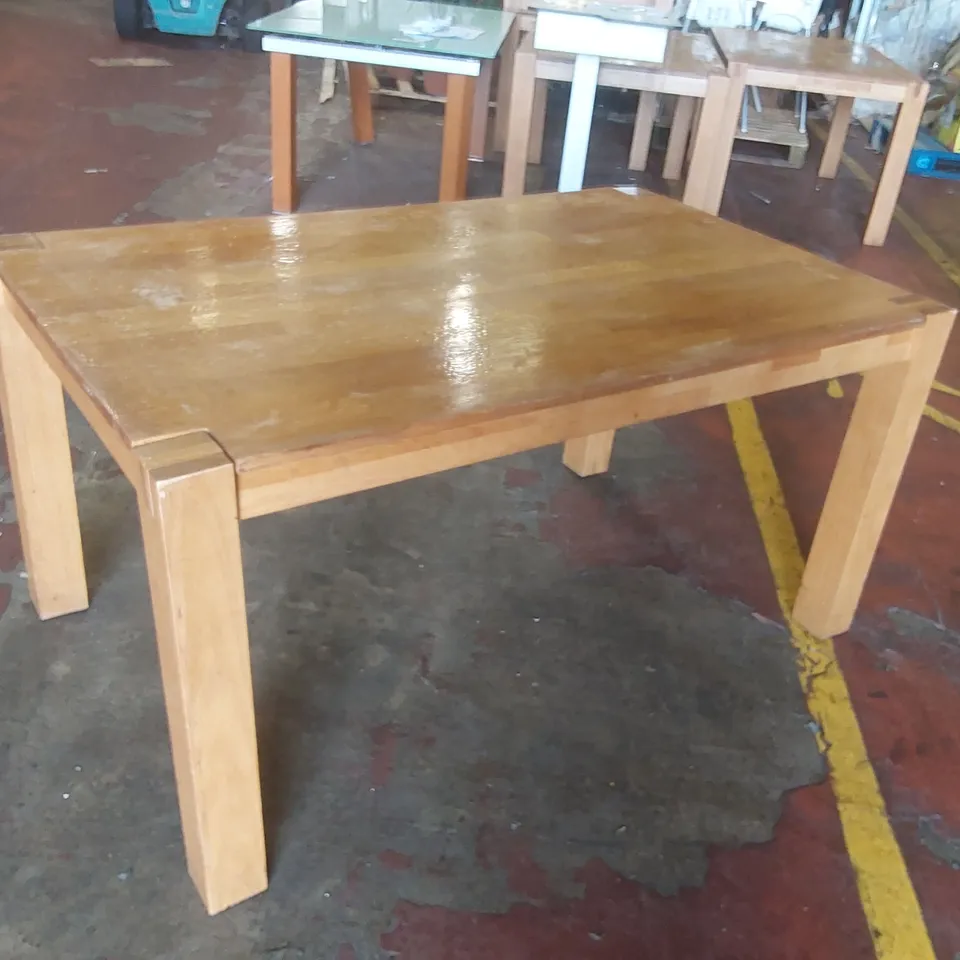 SOLID WOOD RESTAURANT DINING TABLE