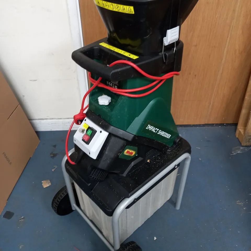 UNBOXED WEBB 2500W ELECTRIC IMPACT SHREDDER - WEISWB / COLLECTION ONLY