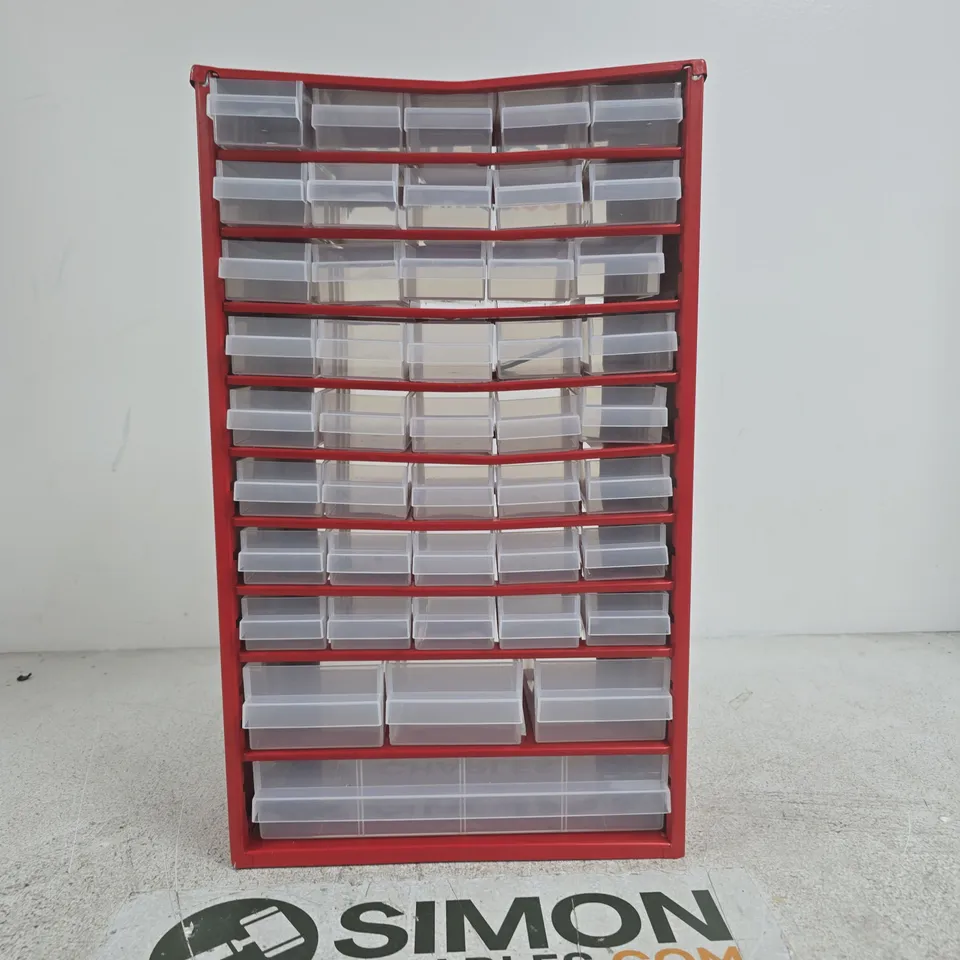 SEALEY RED MULTI-DRAWER PARTS STORAGE CABINET (TOOL ORGANISER)