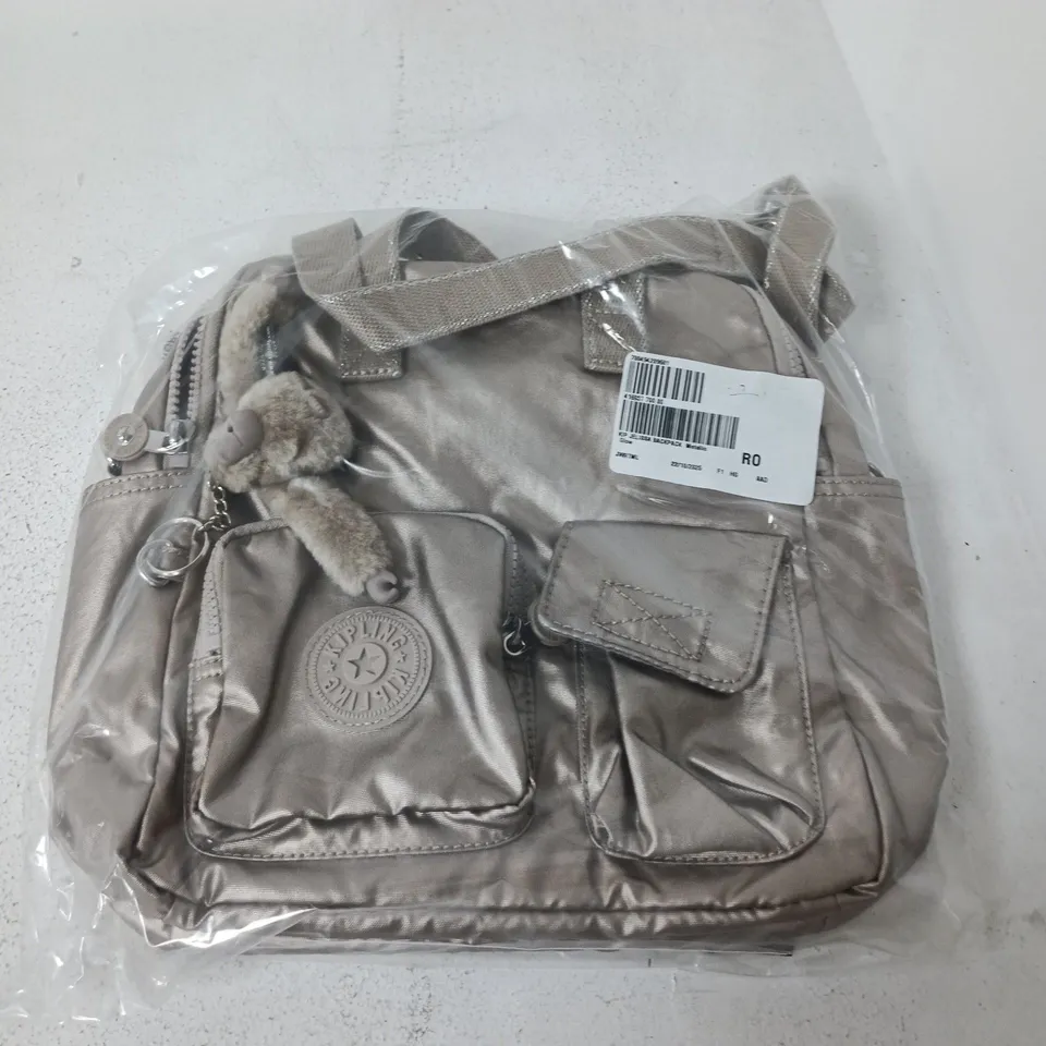BAGGED KIPLING JELISSA BACKPACK IN METALLIC GLOW