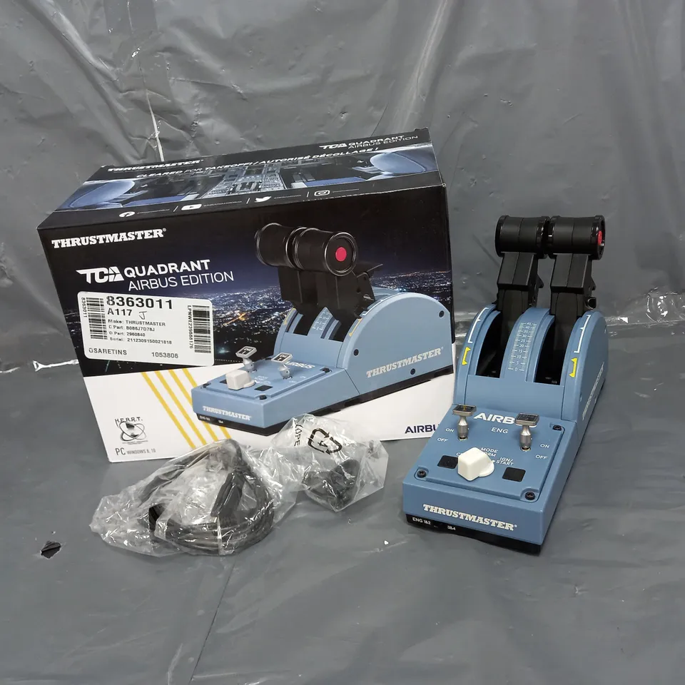 BOXED THRUSTMASTER QUADRANT AIRBUS EDITION