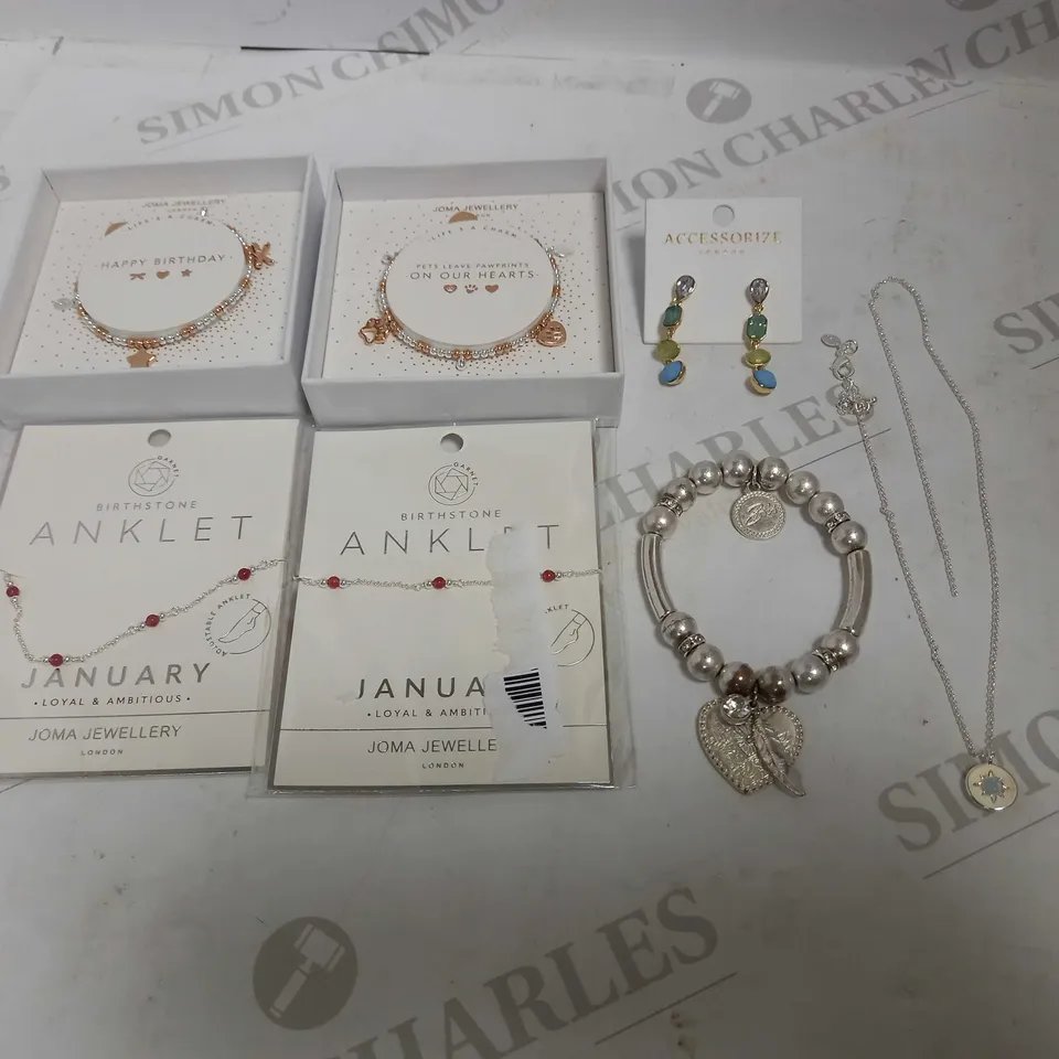 LOT OF 7 ASSORTED JEWELLERY ITEMS RRP £153