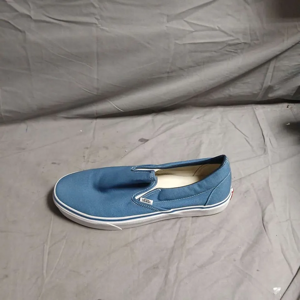 VANS SLIP-ON SHOES – BLUE-UK SIZE 10