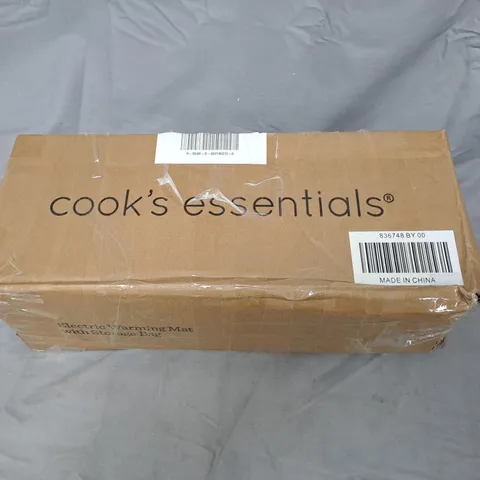 COOK'S ESSENTIALS FLEXIBLE WARMING TRAY WITH STORAGE BAG BURGUNDY