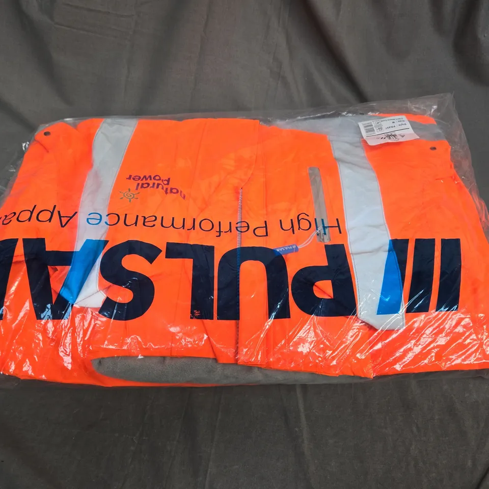 BAGGED 7-IN-1 HI-VIS STORM COAT SIZE M 