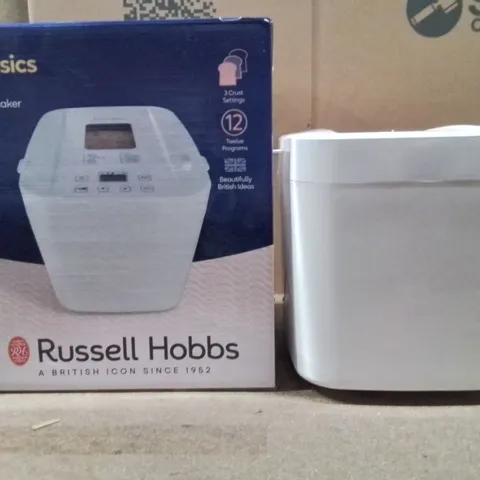 RUSSELL HOBBS WHITE BREAK MAKER MACHINE 