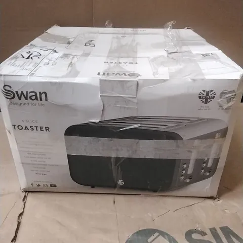 SWAN 4 SLICE NORDIC STYLE TOASTER ST14620WHTN
