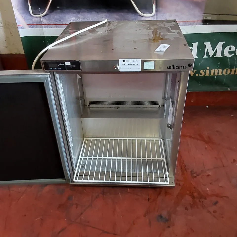 WILLIAMS HA135SS R290 R1 UNDER COUNTER COMMERCIAL FRIDGE