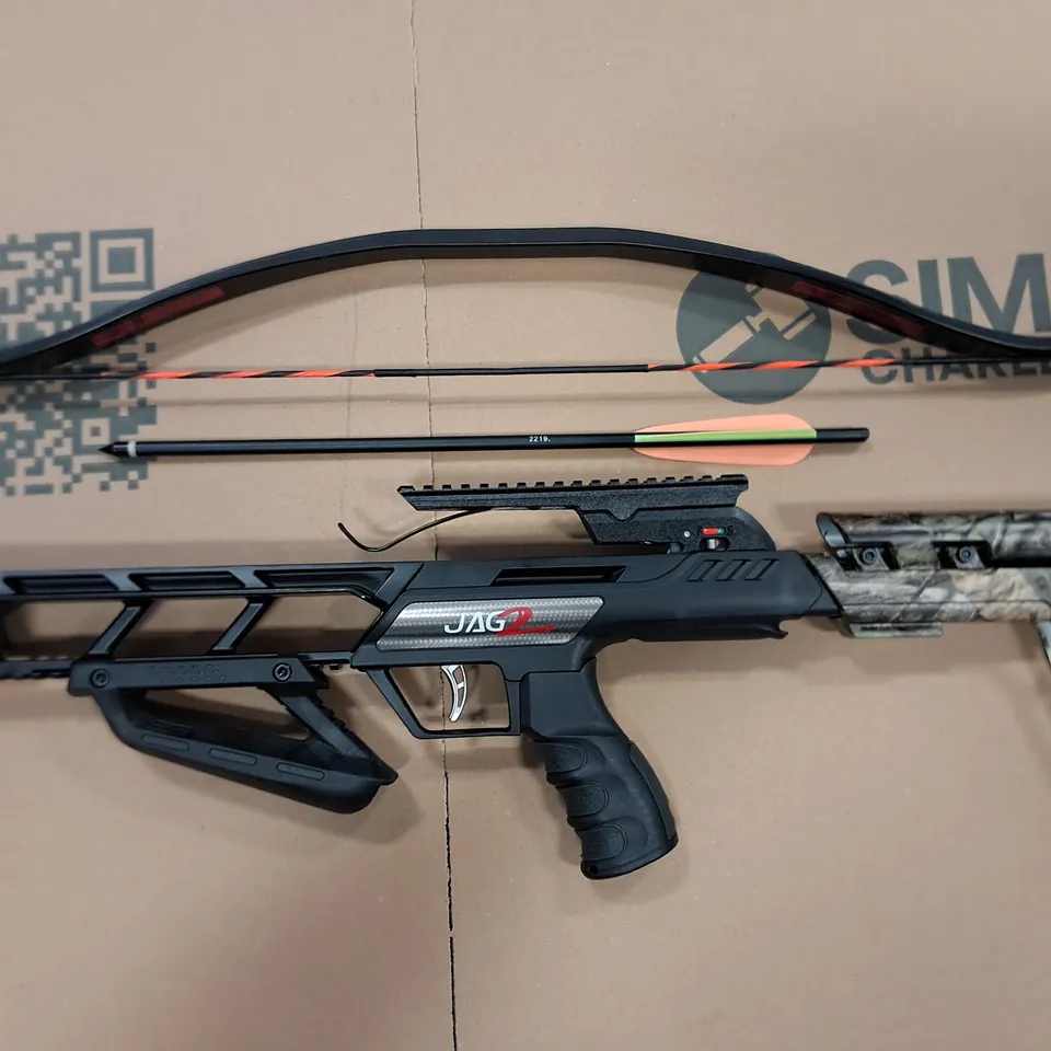 BOXED EK JAG 2 PRO 175LBS DRAW WEIGHT CROSSBOW IN BLACK/CAMO
