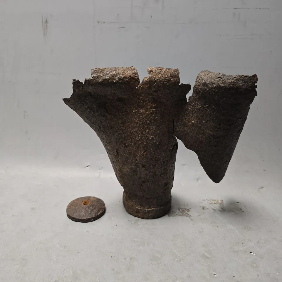 HEAVILY CORRODED SHELL CASING 