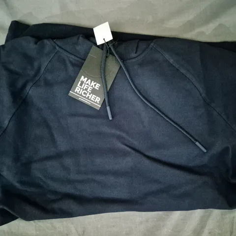 GYM COFFEE CHILL HOODIE IN ROYAL NAVY SIZE MEDIUM