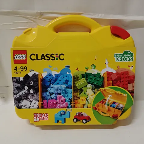 LEGO CLASSIC 10713 CREATIVE BRICKS IN YELLOW CARRY CASE (BOXED)